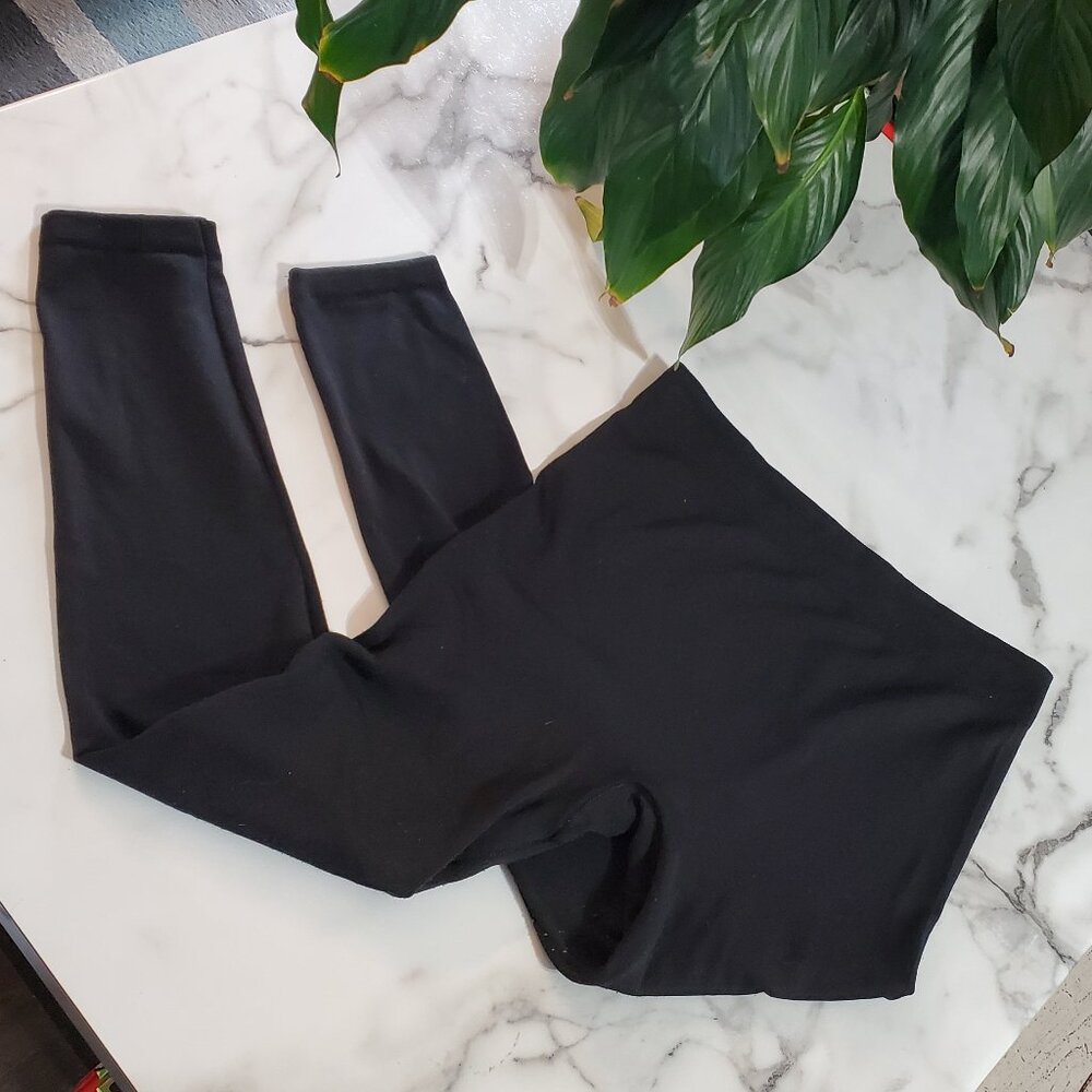Blue Star Black Fleece Leggings Size L/XL